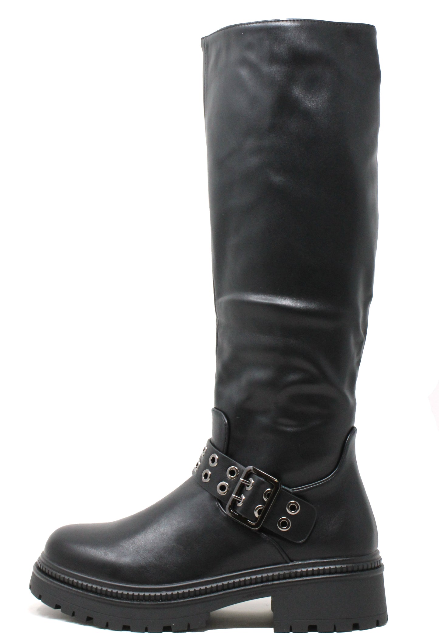 Knee High Biker Boot