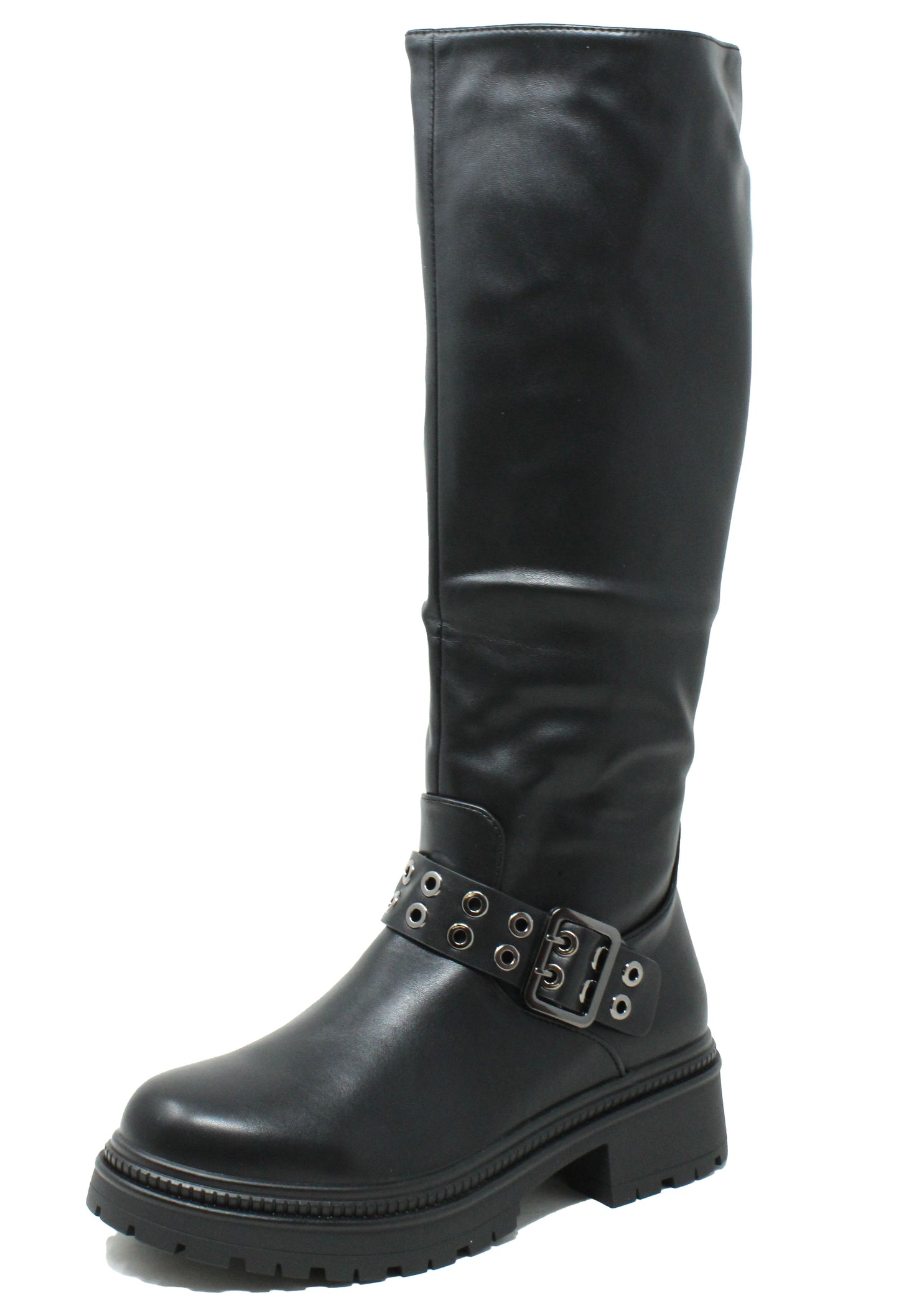 Knee High Biker Boot