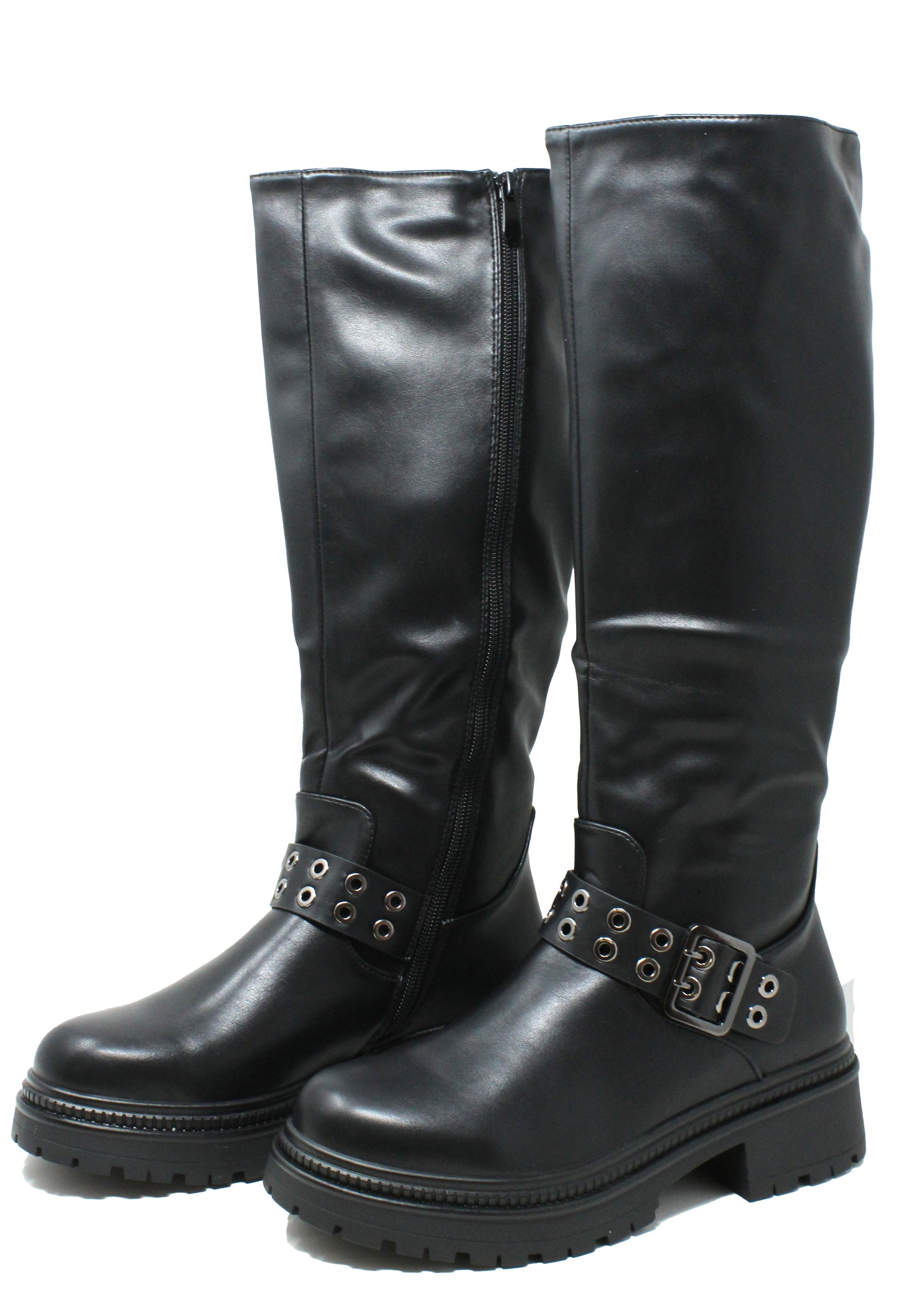 Knee High Biker Boot