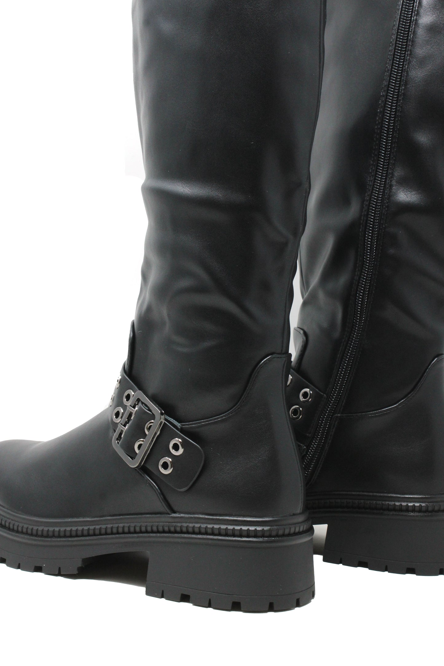 Knee High Biker Boot