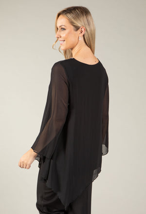 Diamante Trim Blouse