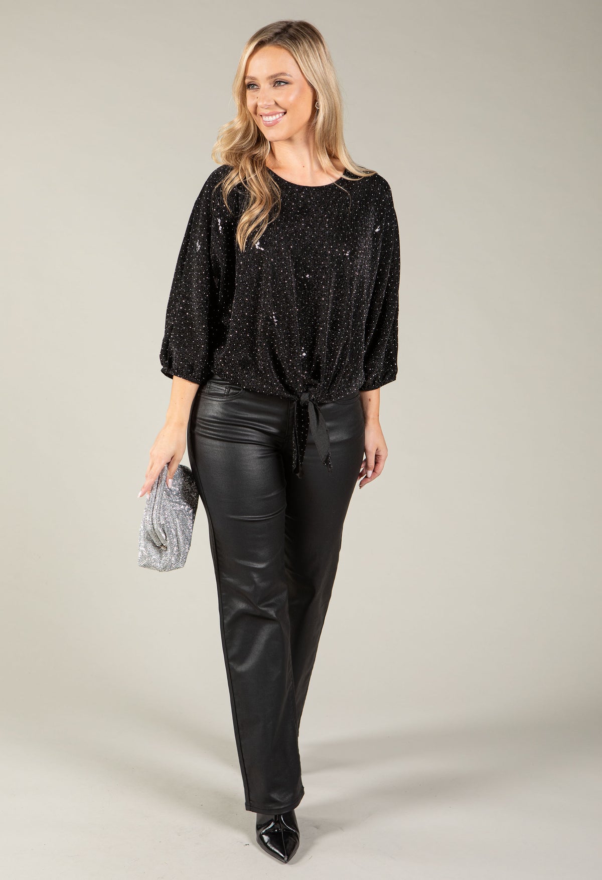 Nice Sequin Star Blouse, view 5 – Pamela Scott