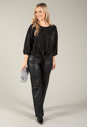 Nice Sequin Star Blouse, view 5 – Pamela Scott