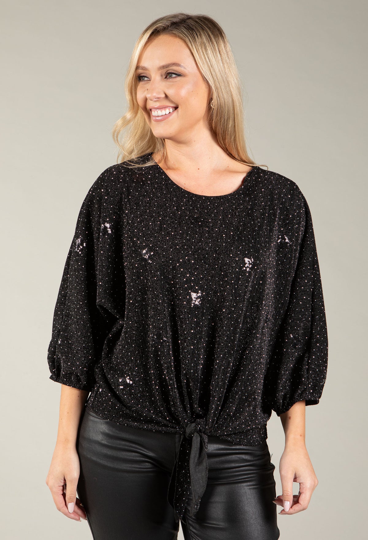 Nice Sequin Star Blouse, view 7 – Pamela Scott