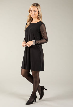 Pearl Sleeve Shift Dress