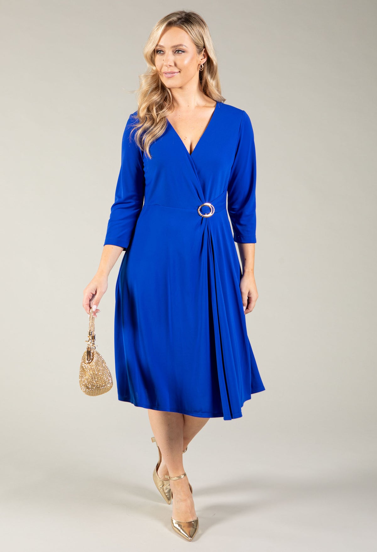 faux wrap dress
