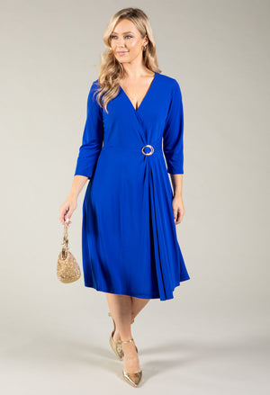 faux wrap dress