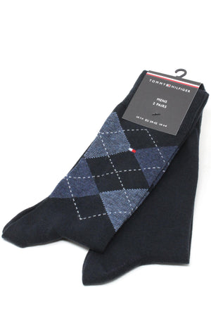 Check 2 Pair Men's Socks