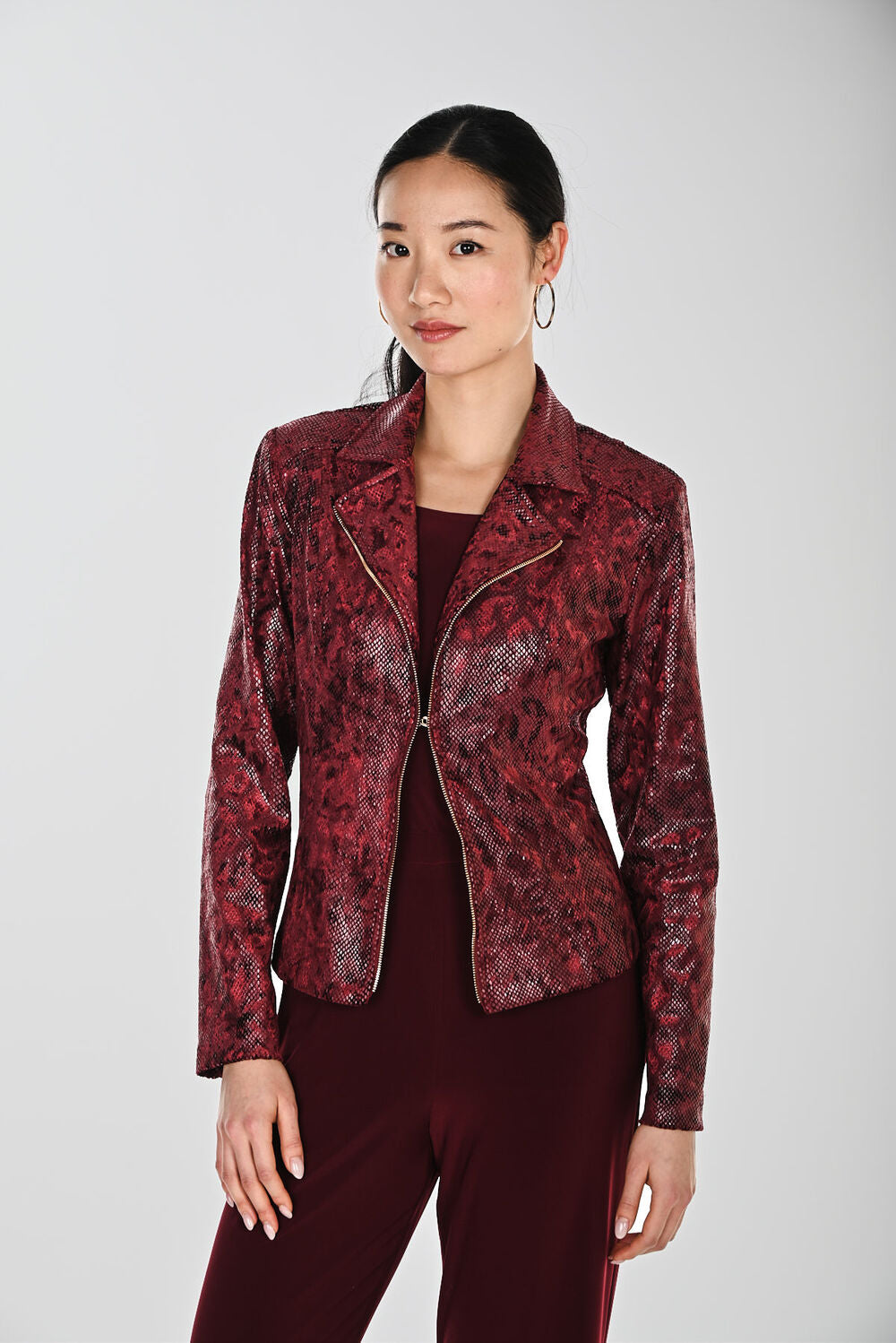 Edgy Animal Print Jacket