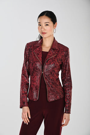 Edgy Animal Print Jacket