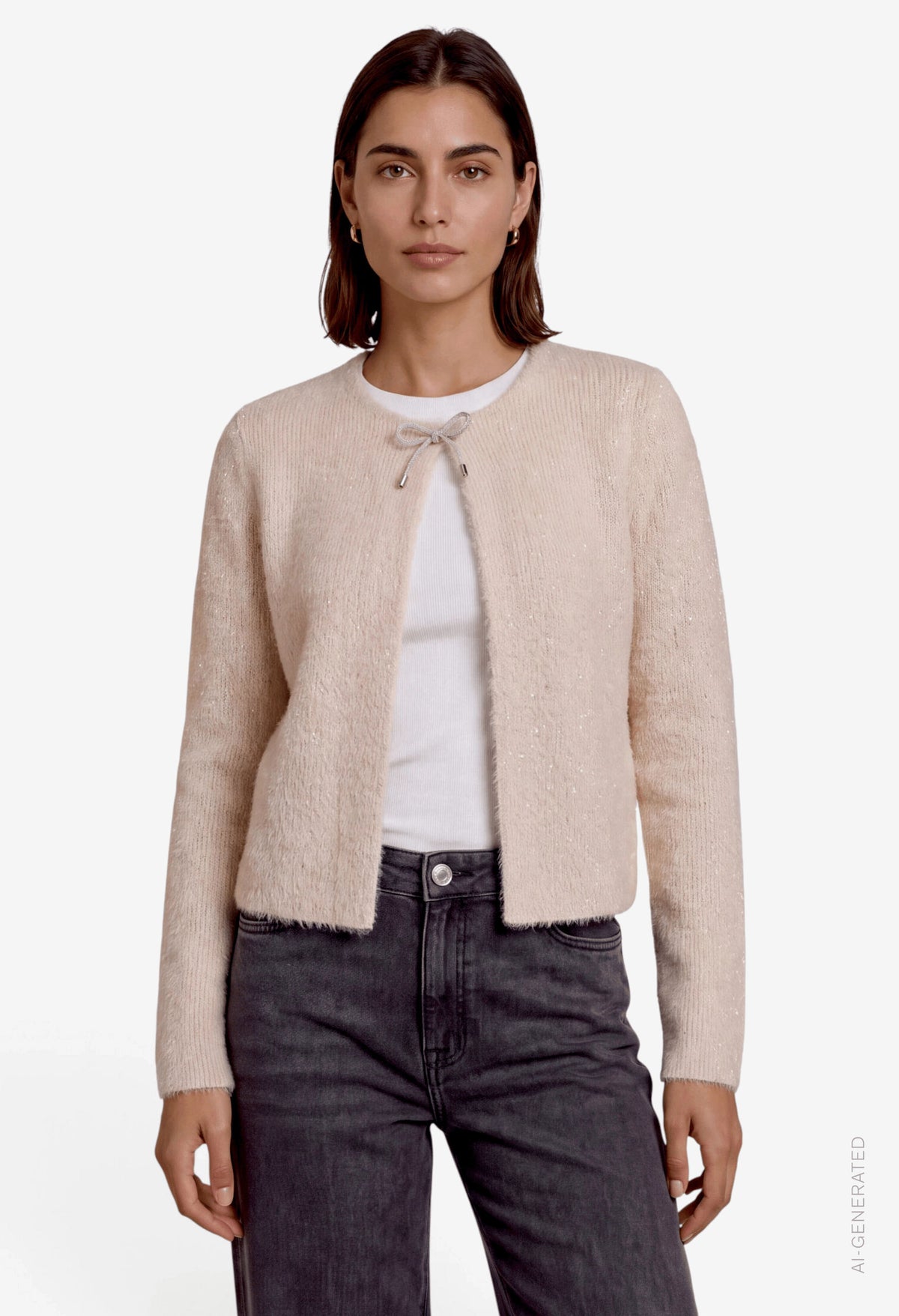 Tie Knit Cardigan