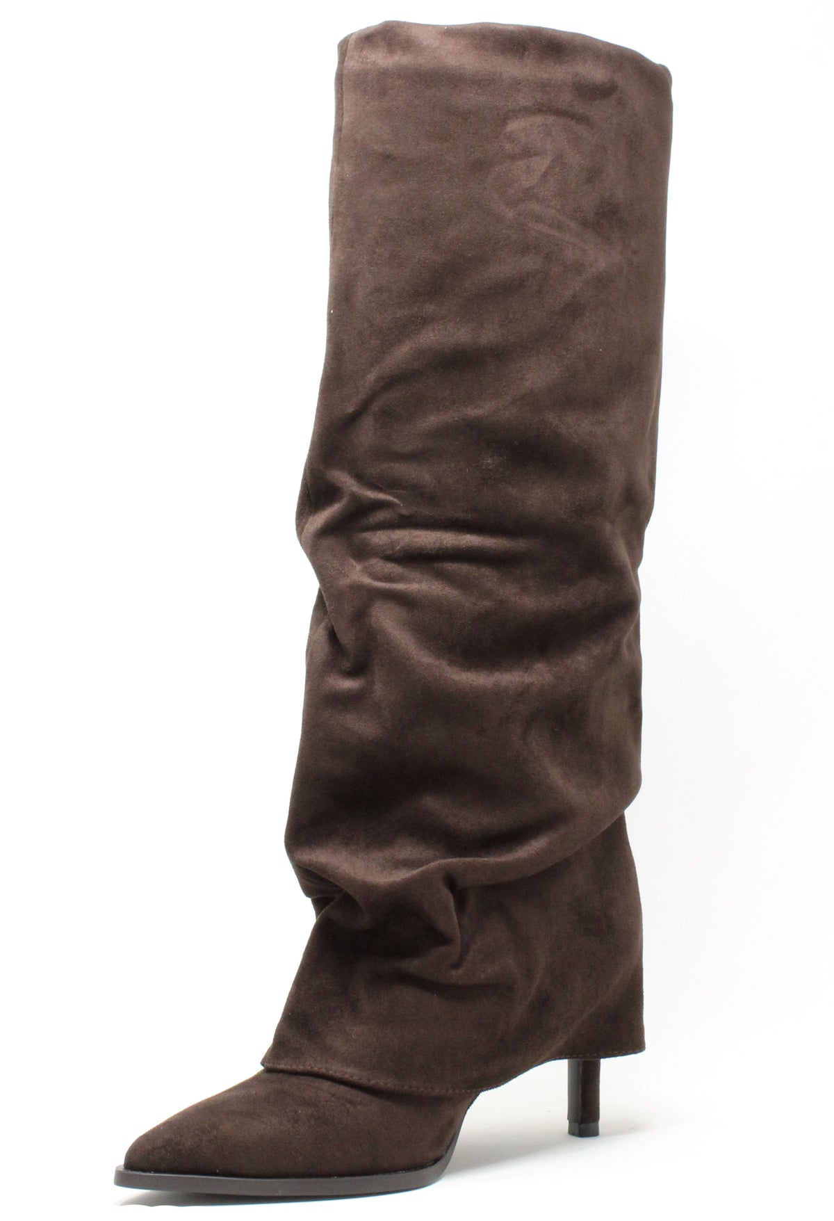 Fold Over Knee High Boot