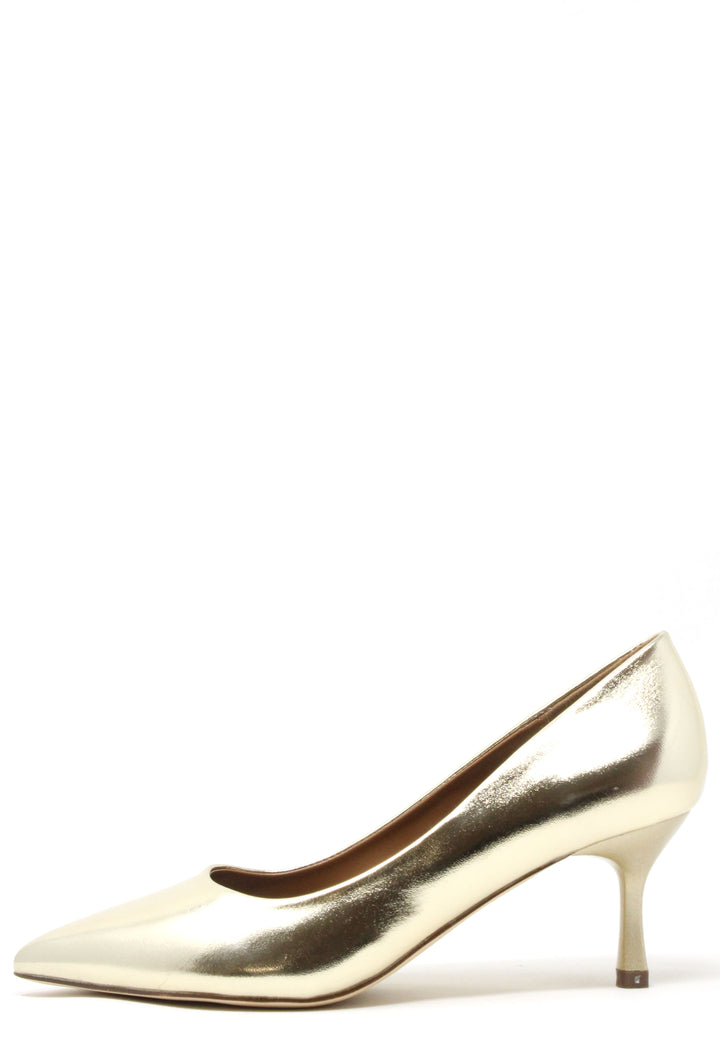 Metallic Court Heel
