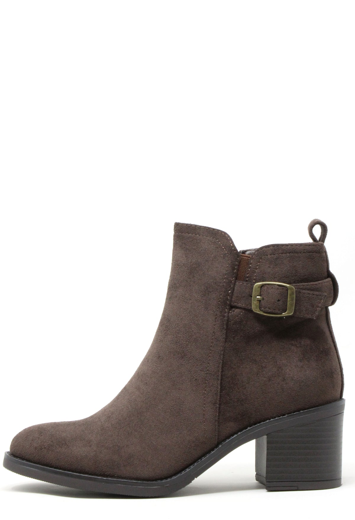 Faux Suede Ankle Boot
