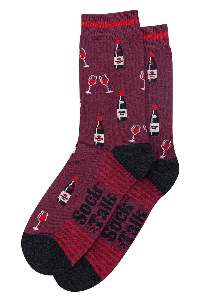 Raise a Glass Socks Matchbox Giftset