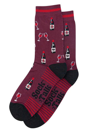 Raise a Glass Socks Matchbox Giftset
