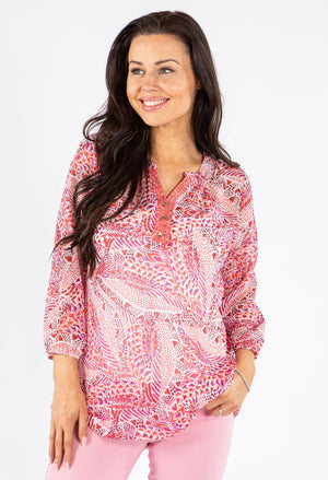 Chiffon V-Neck Blouse