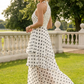 Iris Polka Dot Layered Maxi Dress
