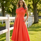 Betty Asymmetric Midi Dress