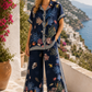 Ocean Print Blouse
