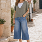 Cropped Knit Cardigan