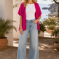 Fine Knit Open Cardigan