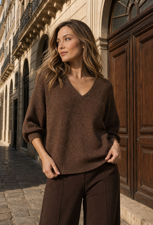 Lurex Knit Top