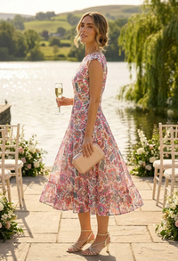 Marbella Floral Midi Dress