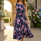Floral Sleeveless Midi Dress