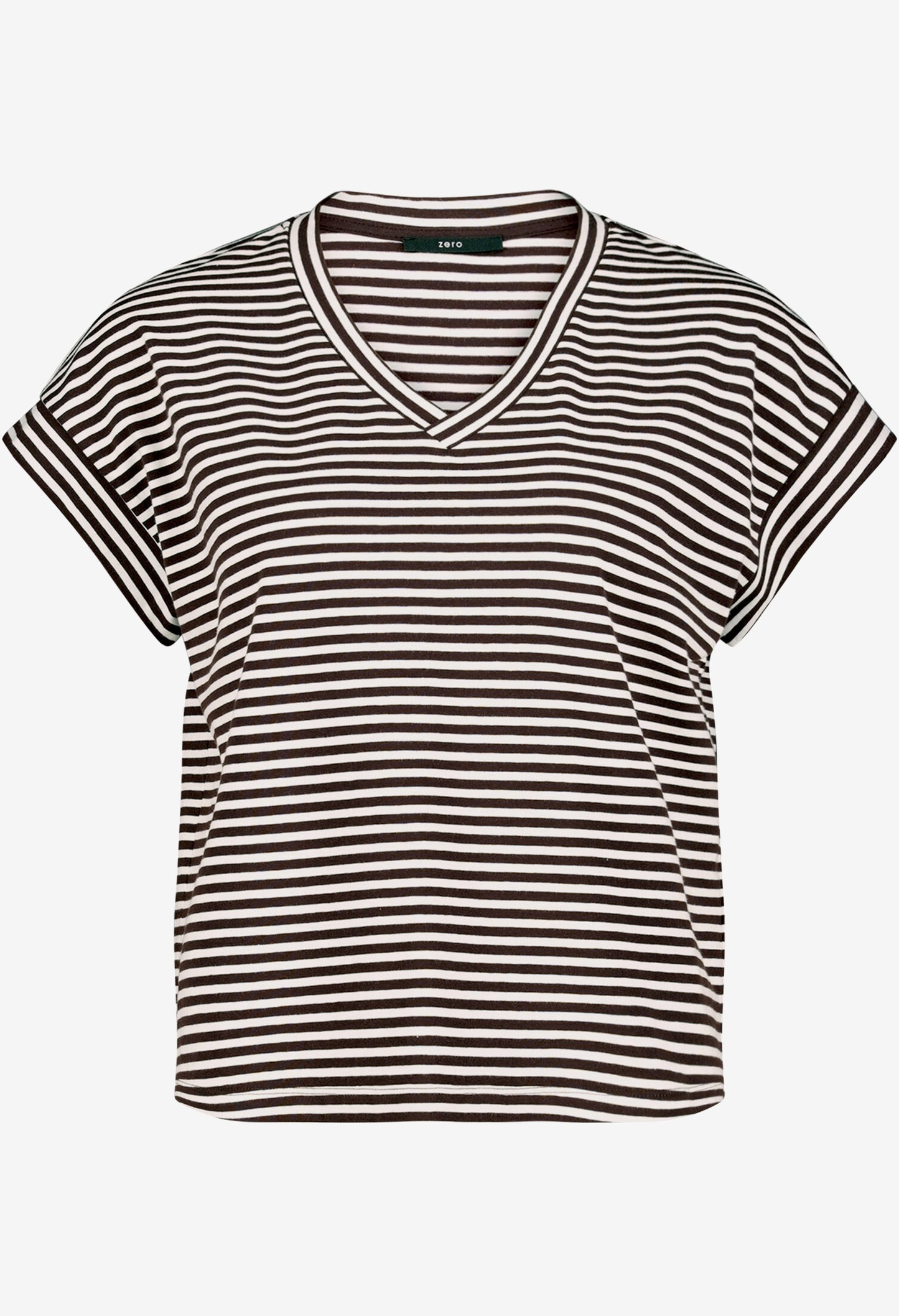 Striped V-Neck T-Shirt