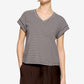 Striped V-Neck T-Shirt