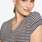 Striped V-Neck T-Shirt
